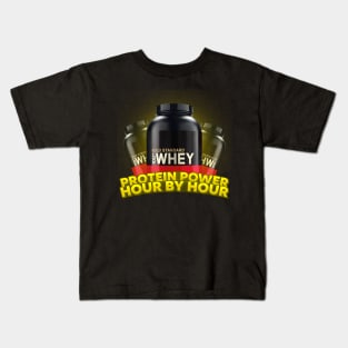 Protein Power Hour By Hour Kids T-Shirt